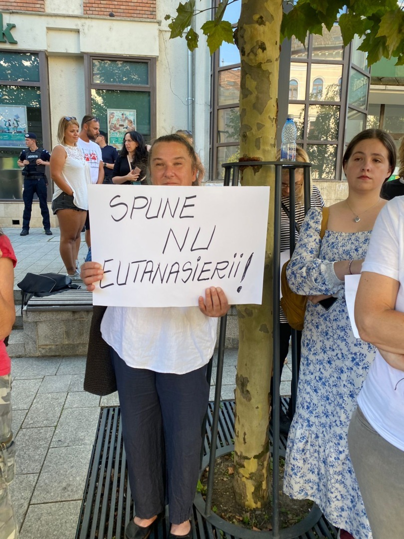 protest cluj eutanasiere