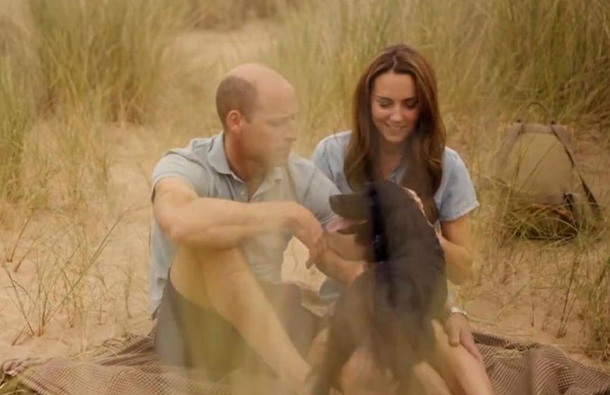 William, Kate si cainele lor