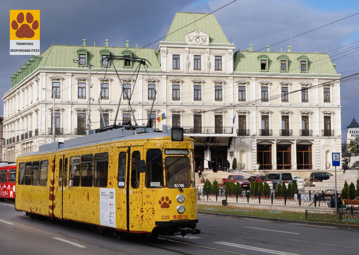 iasi, transport public, tramvai caini 