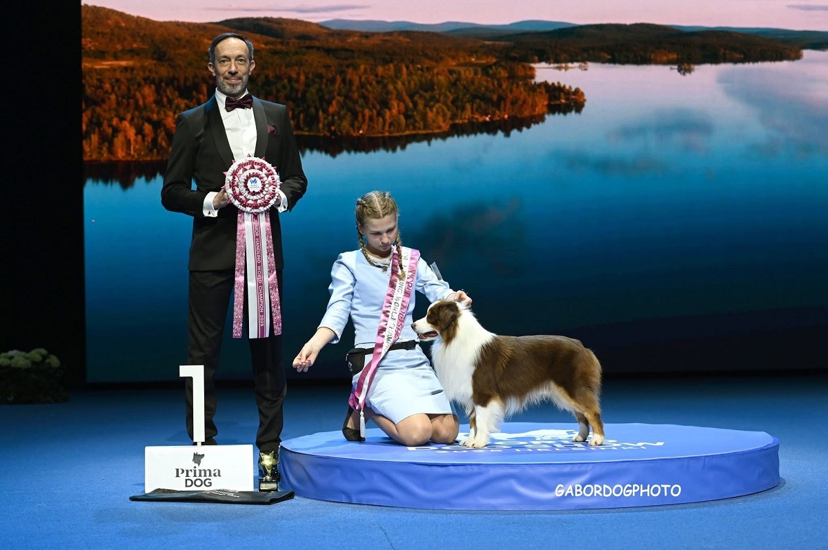 Alexandra Ambrus si cainele ei