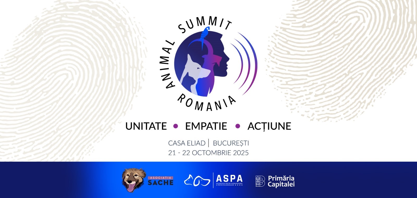 Afiș de prezentare Animal Summit România 2025