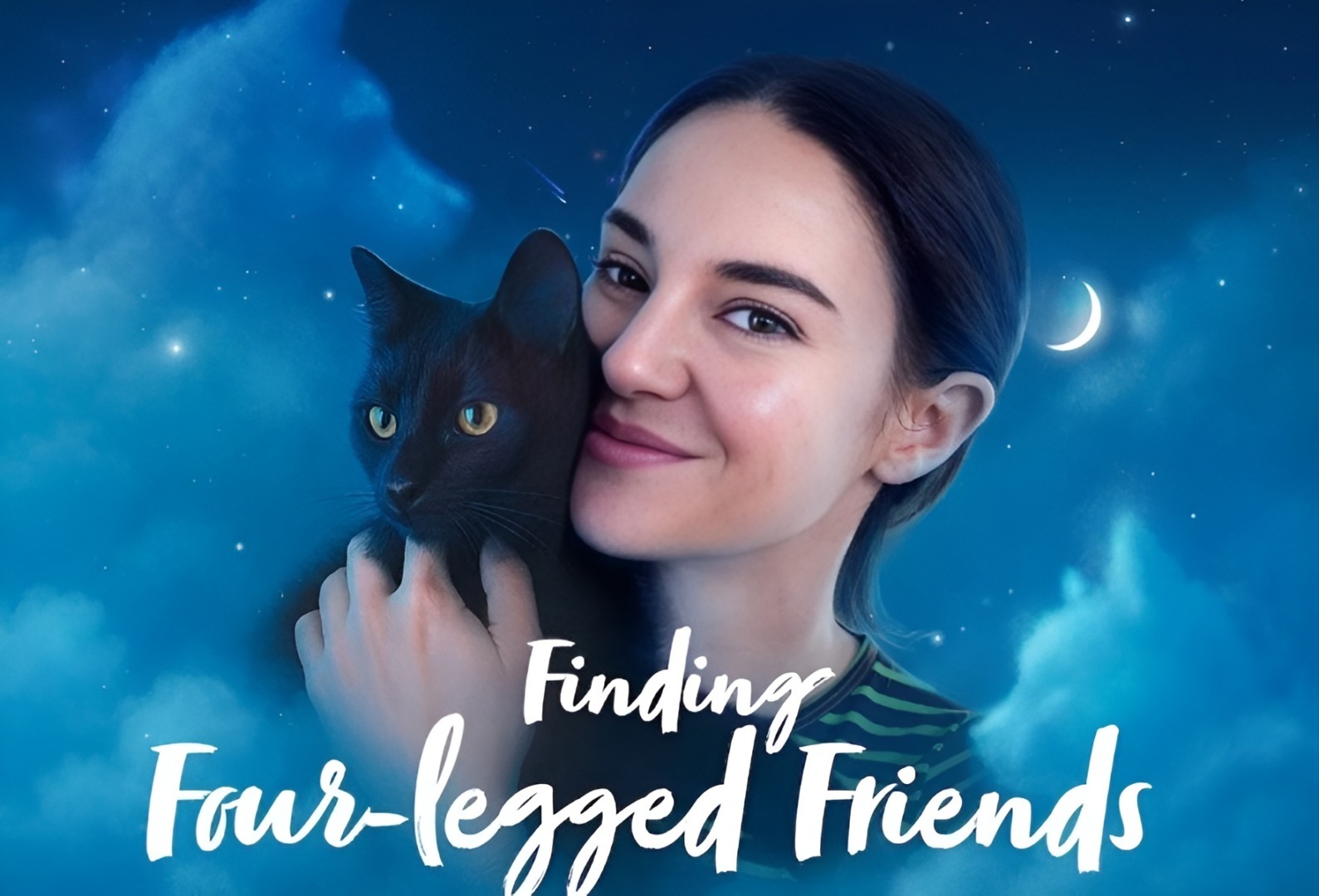 Actrița Shailene Woodley ține în brațe o pisică