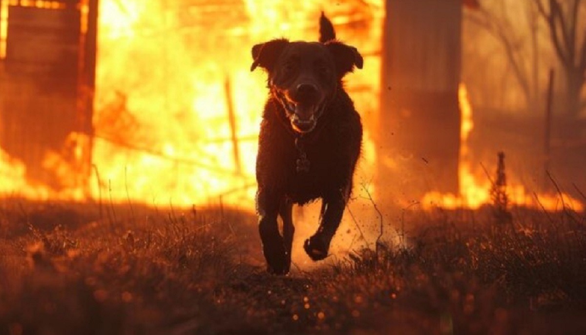 incendiu adapost de animale