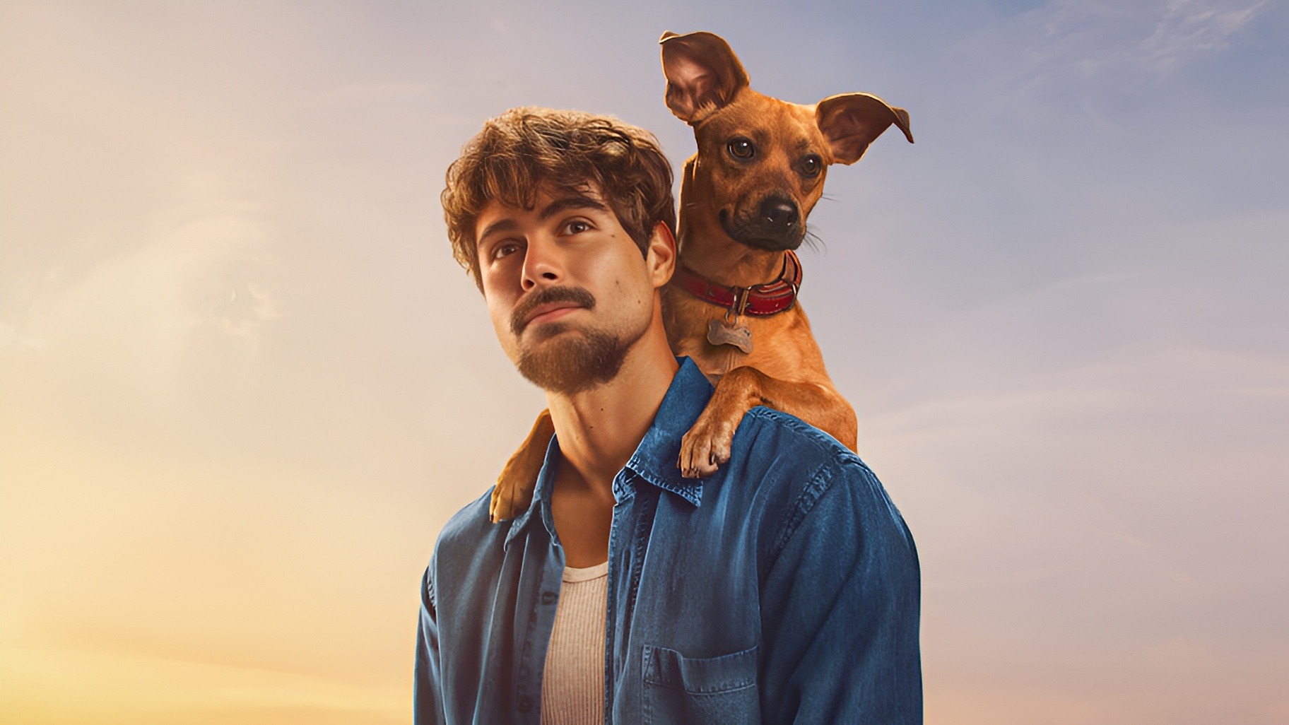 Pedro, personajul principal, alături de câinele lui, Caramelo