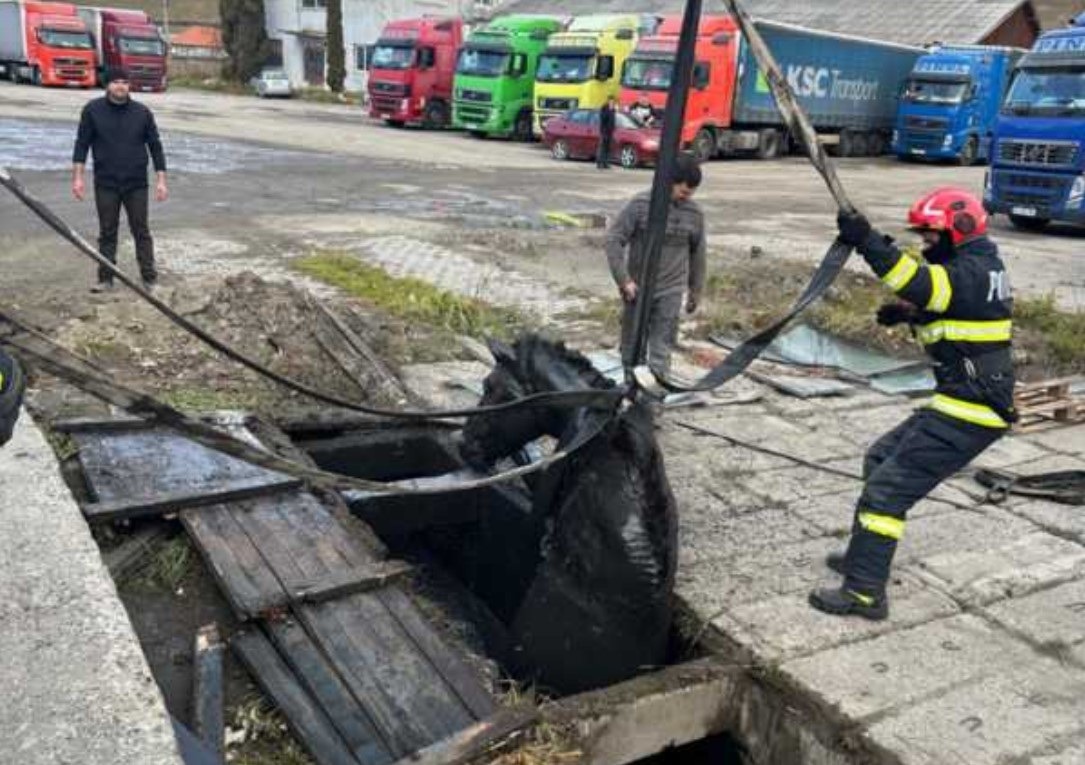 cal scos din canal de pompieri