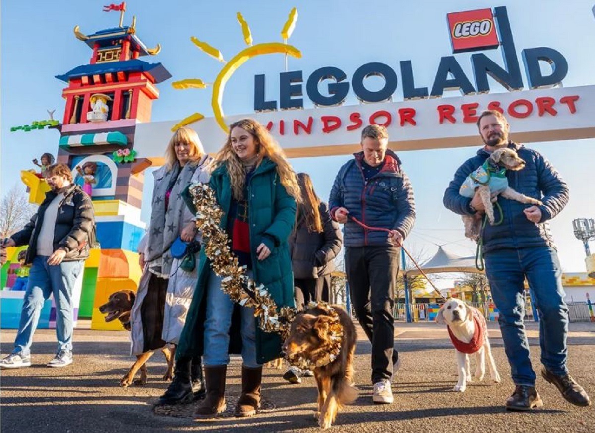 Stăpâni și câini la Legoland Windsor