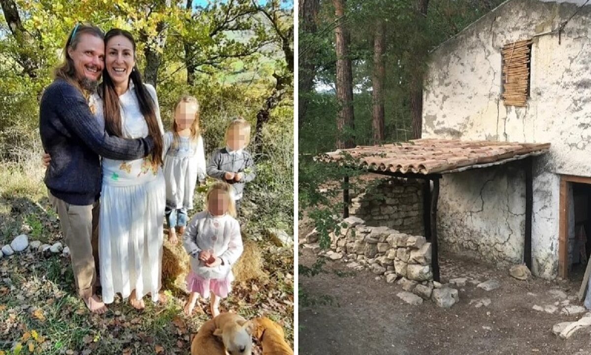 familia cu animale din padure