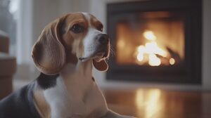 cainele langa semineu