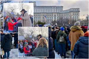 Dana Săvuică, prezentă la protestul din București împotriva eutanasierii animalelor