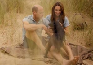 Kate Middleton și Prințul William, la picnic, alături de câinele familiei