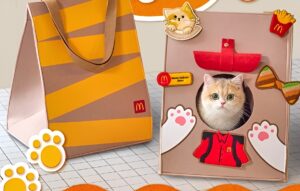 Produse pentru pisici la McDonald's Singapore