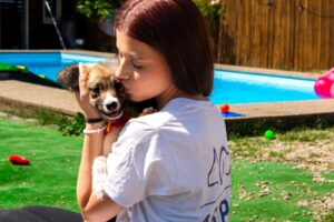 Teodora, voluntară ASPA