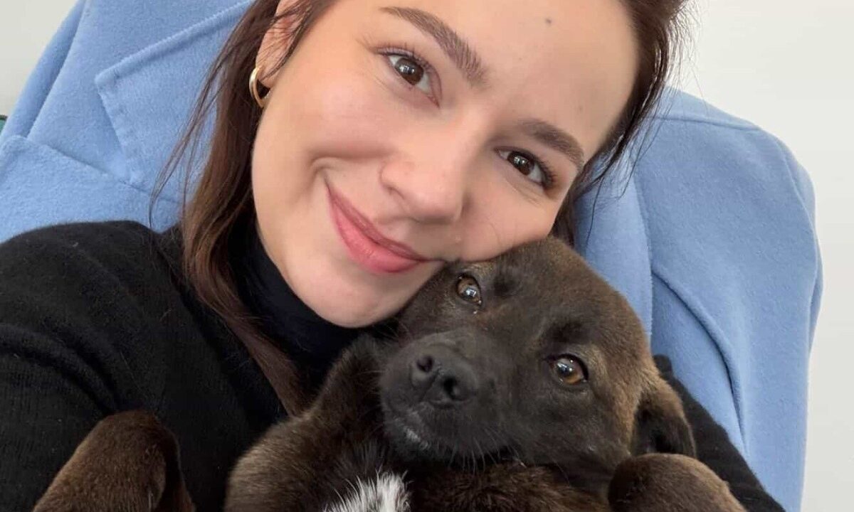 Vidruța, cățelușa salvată de Bianca după ce a fost scoasă din adăpostul de la Suraia